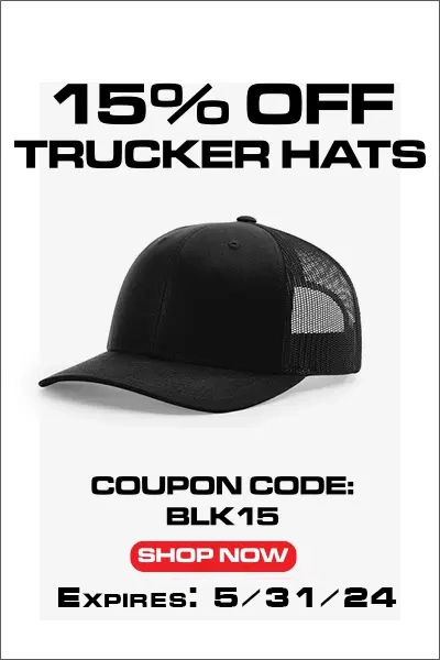 15% Off Trucker Hats