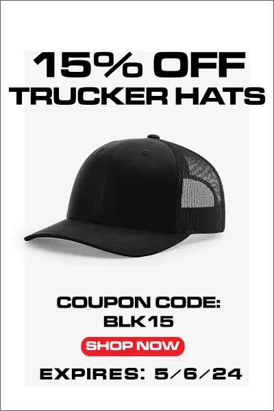 15% Off Trucker Hats