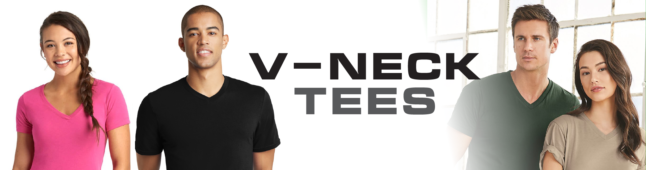 V Neck T-Shirts | Men & Womens Bulk Pricing - blankstyle.com