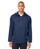North End NE810 Men's Aura Lightweight Packable An in Classc nvy/ crbn
