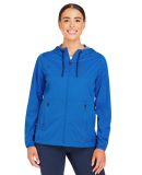 North End NE75W Ladies' Network Lightweight Jacket in Lt nautl blu ht