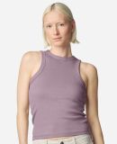 American Apparel BR2101 Women's Baby Rib Tank in Smokey violet