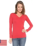 A19 In Your Face V-Neck Long Sleeve Juniors  