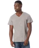 Alternative 4532 Perfect Organic Pima V-Neck T-Shirt OXFORD GRY HTHR