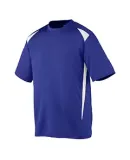 Augusta Sportswear 1050 Premier Performance T-Shirt Purple/ White
