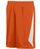 Augusta Sportswear 1175 Slam Dunk Short Orange/ White