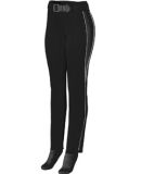 Augusta Sportswear 1242 Women's Outfield Pant Black/ Black/ White