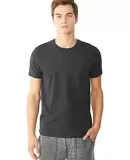 Alternative 12523 Perfect Crew Organic Pima T-Shirt BLACK