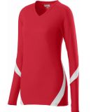 Augusta 1325 Ladies' Dig Jersey Red/ White