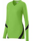 Augusta 1325 Ladies' Dig Jersey Lime/ Black