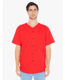 1403 American Apparel Thick Knit Jersey Baseball Tee Red (Discontinued)