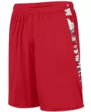 Augusta Sportswear 1433 Youth Mod Camo Training Short Red/ Red Mod