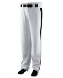 Augusta Sportswear 1465 Triple Play Baseball/Softball Pant Silver Grey/ Black