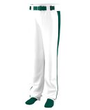 Augusta Sportswear 1465 Triple Play Baseball/Softball Pant White/ Dark Green