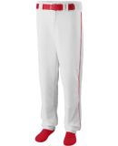 Augusta Sportswear 1495 Sweep Baseball/Softball Pant White/ Red