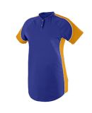 Augusta Sportswear 1533 Girls' Blast Jersey Purple/ Gold/ White