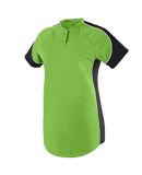 Augusta Sportswear 1533 Girls' Blast Jersey Lime/ Black/ White