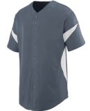 Augusta Sportswear 1651 Youth Wheel House Jersey Graphite/ White