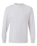 363LS Jerzees Adult HiDENSI-TTM Long-Sleeve Cotton T-Shirt Ash