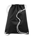 Augusta Sportswear 175 Large Drawstring Backpack Black