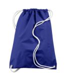 Augusta Sportswear 175 Large Drawstring Backpack Purple