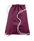 Augusta Sportswear 175 Large Drawstring Backpack Maroon