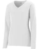 Augusta Sportswear 1789 Girls' Long Sleeve Wicking T-Shirt White