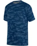 Augusta Sportswear 1801 Sleet Wicking Tee Navy/ Silver