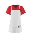 Augusta Sportswear 2060 Medium Apron with Pouch White