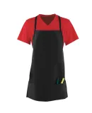 Augusta Sportswear 2060 Medium Apron with Pouch Black