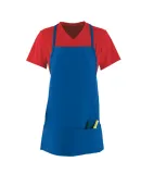 Augusta Sportswear 2060 Medium Apron with Pouch Royal