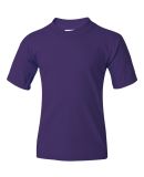 363B Jerzees Youth HiDENSI-TTM Cotton T-Shirt Deep Purple