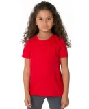 2105 American Apparel Kids Fine Jersey Short Sleeve T Red(Discontinued)