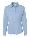 FeatherLite 5233 Women's Long Sleeve Stain Resistant Oxford Shirt Light Blue