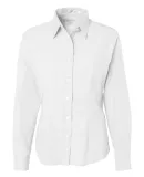 FeatherLite 5233 Women's Long Sleeve Stain Resistant Oxford Shirt White