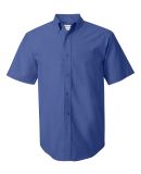 FeatherLite 0231 Short Sleeve Stain Resistant Oxford Shirt French Blue