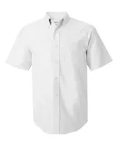 FeatherLite 6231 Short Sleeve Oxford Shirt Tall Sizes White