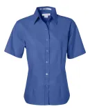 FeatherLite 5231 Women's Short Sleeve Stain Resistant Oxford Shirt French Blue