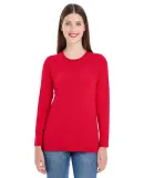 American Apparel 23337W Ladies' Fine Jersey Classic Long-Sleeve T-Shirt Red