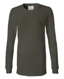 J America 8234 Ladies' Cortney Long Sleeve Thermal T-Shirt Army