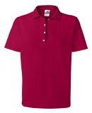 Hanes ComfortSoft Ladies 7 Ounce Pique Knit Sport Shirt 035X Deep Red