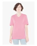 American Apparel 24321OW Unisex Organic Fine Jersey Short-Sleeve Classic V-Neck Lotus