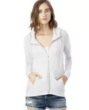 Alternative 2896 Women's Eco Jersey Cool Down Hooded Full-Zip ECO GLACIER BLUE