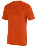 Augusta Sportswear 2950 Intensify Black Heather Training Tee Orange