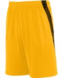 Augusta Sportswear 2961 Youth Intensify Black Heather Training Short Gold