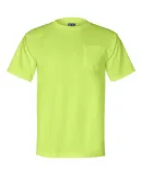 Union Made 3015 Union-Made Short Sleeve T-Shirt with a Pocket LIME GREEN