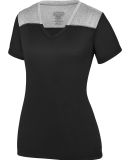 Augusta Sportswear 3057 Women's Challenge T-Shirt Black/ Graphite Heather