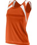 Augusta Sportswear 313 Women's Wicking Tank with Shoulder Insert Orange/ White
