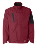 5320 DRI DUCK - Glacier Mini-Ripstop Jacket with Polar Fleece Lining Garnet