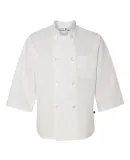 Chef Designs 0402 Three-Quarter Sleeve Chef Coat White